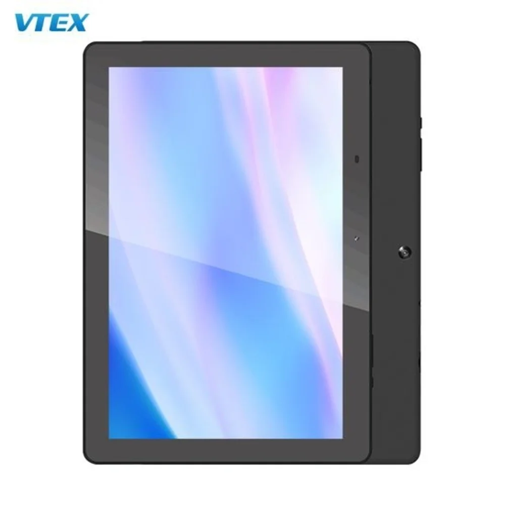 Sleek Purple Tablet with Dual Camera